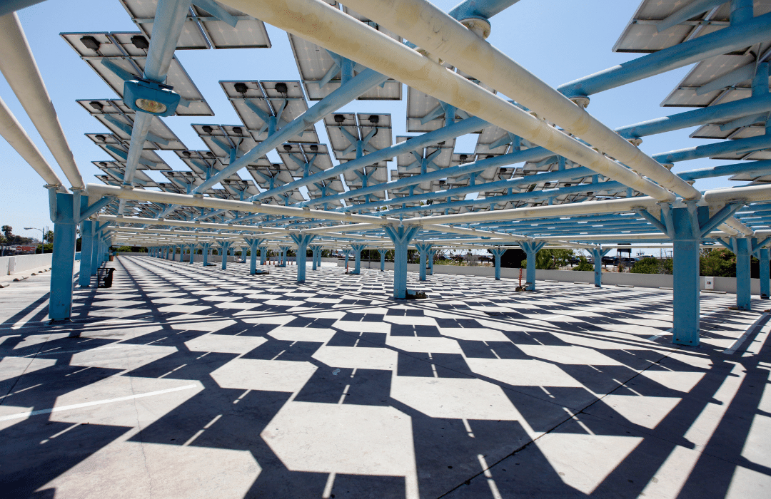 ombriere photovoltaique solaire de parking